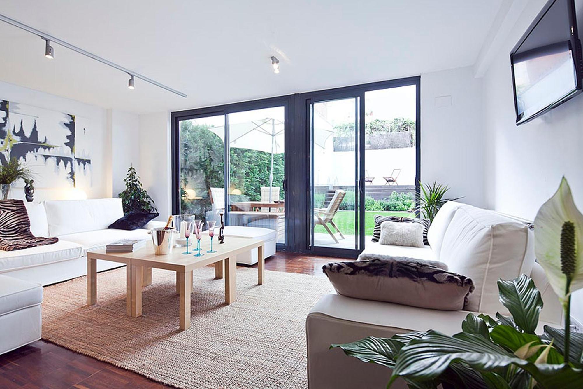 Apartment Barcelona Rentals - Private Pool And Garden Center 객실 사진