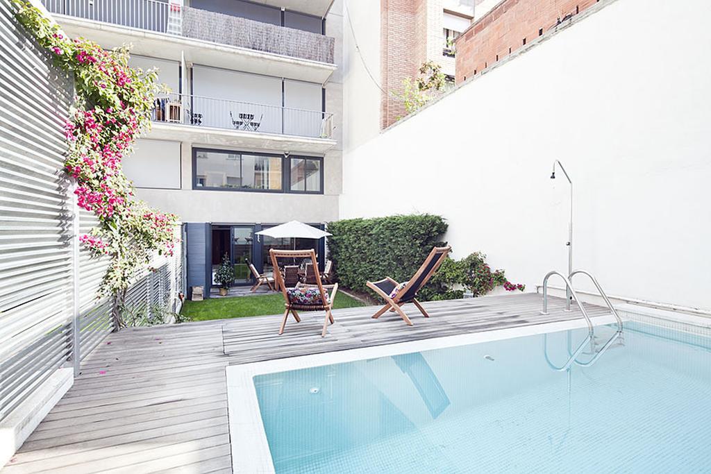 Apartment Barcelona Rentals - Private Pool And Garden Center 외부 사진